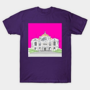 bellas artes mexico city architectural monument T-Shirt